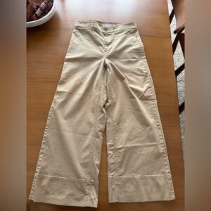 Everlane Wide Leg Chino Trouser Khaki